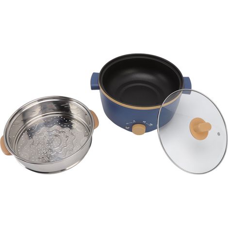 Cuiseur électrique 2,5 L de qualité alimentaire, 800 W, multifonctionnel, double couche, réglable, portable, prise britannique 220 V (1/5)