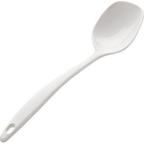 Lacor -Cuillère droite en mélamine Classique-25 cm-Blanc - 63601