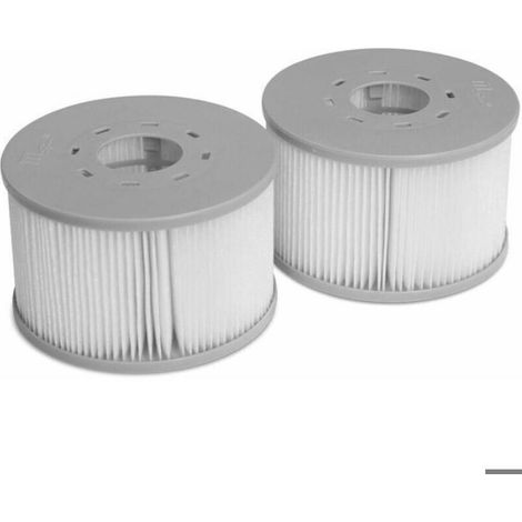 Lot de 2 filtres MSPA V2 pour spas gonflables Fjord,Kili,Camaro,Mono,Aurora et Tekapo - 2 Cartouches filtrantes de remplaceme (1/3)
