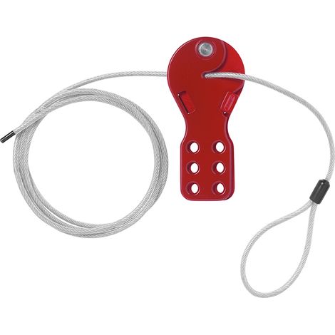 ABUS Mechanical C556 Standard Cable Lockout with 2-Meter Coated Steel Cable (1/3)