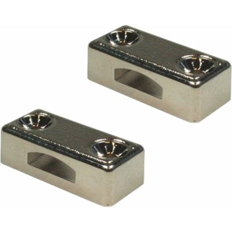 2x gâche pour verrou rectangulaire 3x10mm plastique petit verouillage camping car meuble (1/2)