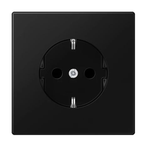 Jung Presa SCHUKO®, 16 A 250 V , Duroplast verniciato, Serie LS, nero grafite opaco LS 1520 SWM