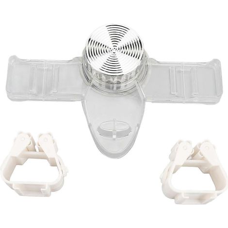 Besen- und Mopphalter mit Saugnapf zur Wandmontage, 2 Haken, Besen- und Mopphalterung für Bad