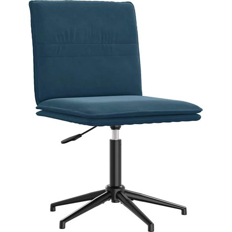Esszimmerstuhl Blau Samt