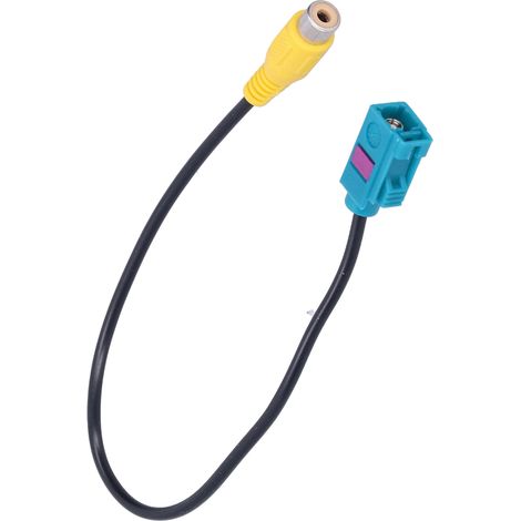 Câble adaptateur vidéo caméra de recul Mercedes W204 C180 E200, fil à âme cuivre, connecteur rétroviseur (1/5)
