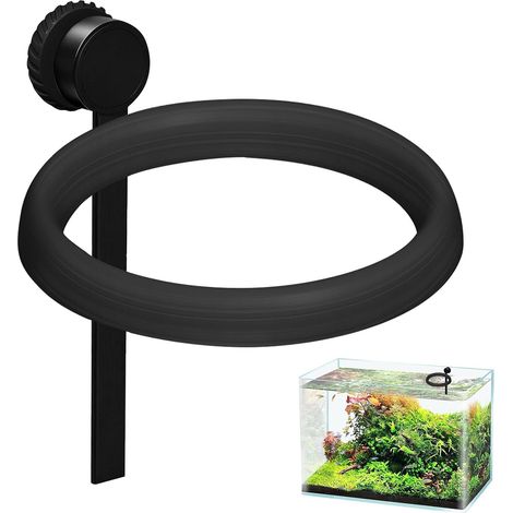 Anneau magnétique d'alimentation pour Poissons, Anneaux flottants pour Aquarium, Distributeur de Nourriture Flottant pour Poissons Betta, Poissons Rouges et guppys, empêche la Dispersion de la (1/5)