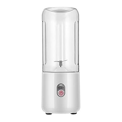 Mixeur à jus (blanc) Petit mixeur à jus de fruits portable rechargeable par USB 500 ml (1/4)