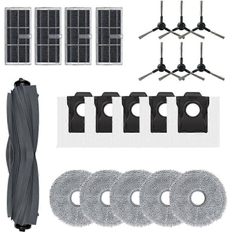 Ersatzteile für den Dreame Mova E30 Ultra Saugroboter / Find E30 Ultra: Hauptbürste, HEPA-Filter, Reinigungstuch, Staubbeutel (1/5)