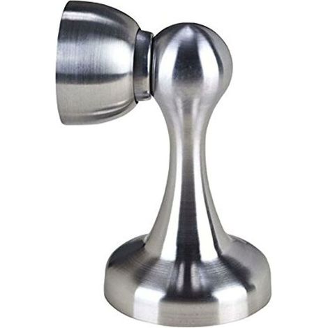 RHG Butée de porte magnétique en acier inoxydable Sus 304 support en métal butée de porte robuste vis dissimulée montage au sol finition brossée