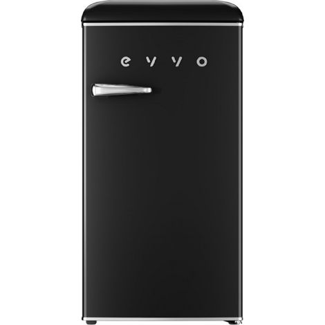 EVVO Petit réfrigérateur rétro, capacité 84 L + 11 L de congélateur, design vintage, basse consommation, silencieux, contrôle d (1/5)