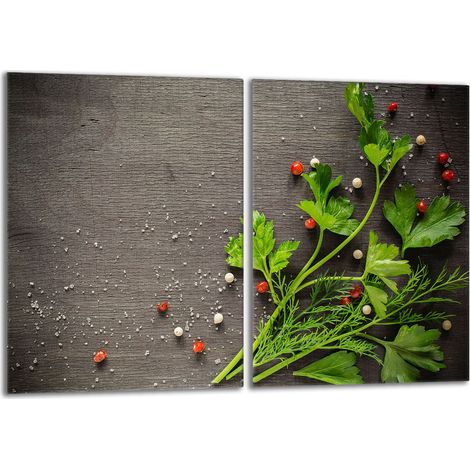 Glasschutzplatte für den Herd 2x40x52 Pepper (1/5)