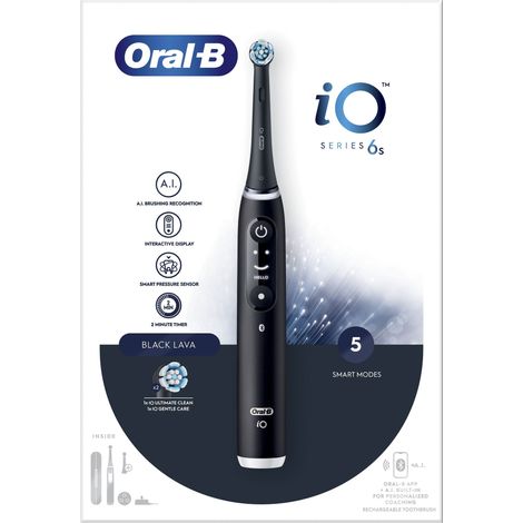 Spazzolino Elettrico Oral-B iO iO6 Display Interattivo Nero (1/5)