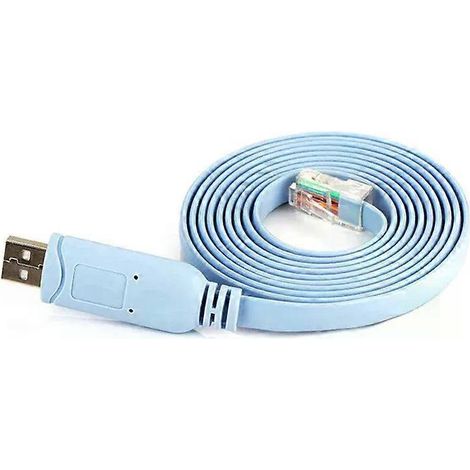Câble console série USB RJ45 pour Aruba avec chipset FTDI FT231XS, compatible avec les contrôleurs et commutateurs Aruba AP-224/225, AP-324/325 et AP-334/335 - JXLGV (1/4)