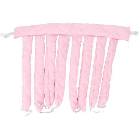 Lockenwickler für langes Haar, hitzefreies Lockenband, extra langer pinkfarbener Stylingwickler für Frauen und Mädchen (1/5)