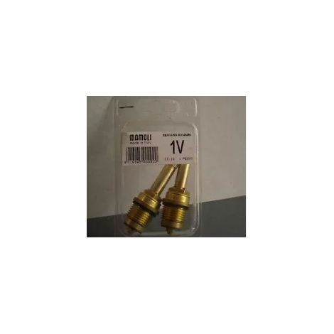 Coppia ricambio vitone mamoli 1V Passo 1/2 broccia diam. 10, altezza asta h 34 mm