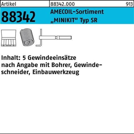 Gewindereparatursortiment R 88342 Minikit M4 Stahl 1 Stück AMECOIL (1/2)