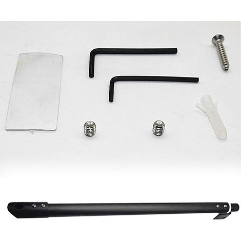 Barre de support paroi douche en acier inoxydable avec coussinet (1/5)