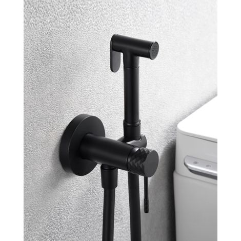 Doccetta bidet con miscelatore Memo incasso nero opaco (1/2)