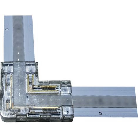 Conector rápido para tiras LED RGB 4PIN COB IP20 PCB 10MM TIPO "L"