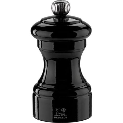 Peugeot Bistro Salzmühle 10 cm Schwarz lackiertes Holz