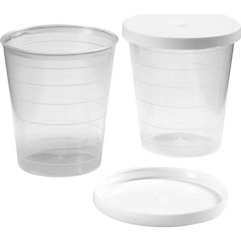Creativ Mini tasse avec couvercle, 30 ml. 75 pièces - 13172 (1/4)