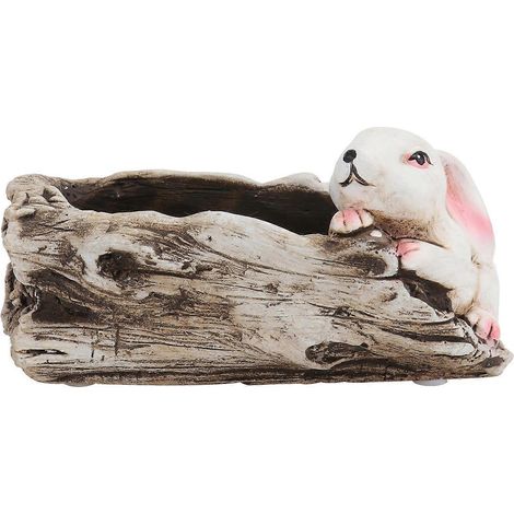 pot de fleurs miniature mignon et créatif en forme de lapin pour plantes succulentes-127cm
