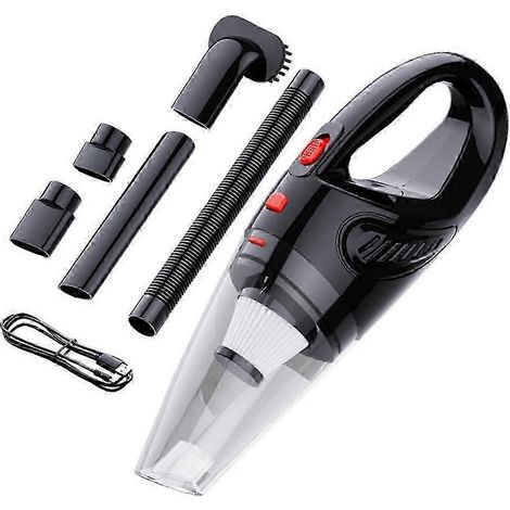Kabelloser Handstaubsauger mit starker Zyklon-Saugkraft, wiederaufladbar, Schnellladefunktion für Auto, Haushalt und Tierhaare – JXLGV (1/5)