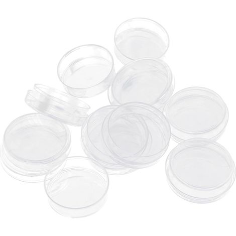 GLOGLOW 10 Pièces de Plastique Plaques Petri en Plastique, Plats (1/5)