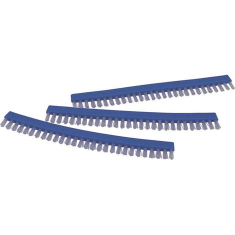 Kokido – Lot de 3 brosses pour aspirateur triangulaire – Nettoyage efficace piscine – Compatible avec tête de balai Poolstyle – Matériaux durables