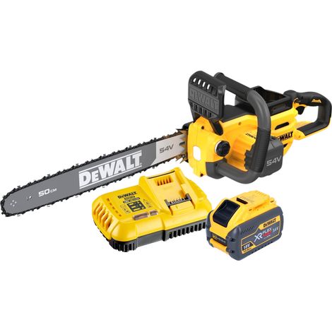DeWalt DCMCS 575 Y1 Tronçonneuse à chaîne sans fil 54 V FlexVolt 50 cm Brushless + 1x batterie 12,0 Ah + chargeur (1/5)