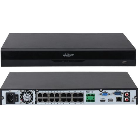 Registratore video Dahua NVR4216-16P-EI 16 canali 256 Mbps