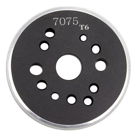 Tapa de soporte de motor de aleación de aluminio 7075-T6 para 1/5 X-MAXX y 1/6 XRT, color negro.