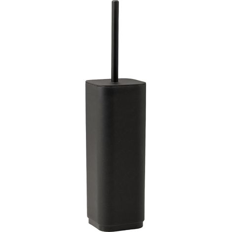 PORTA SCOPINO WC DA APPOGGIO IN RESINE TERMOPLASTICHE RICICLATE MODELLO EKOPLA' - DIM. CM (LXPXH): 9X9X38,8 - NERO  - GDY