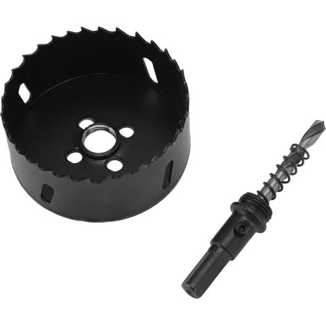 Scie cloche ronde 10 mm bimétallique pour mangeoires en plastique et en bois destinées à l'élevage de volailles (1/5)