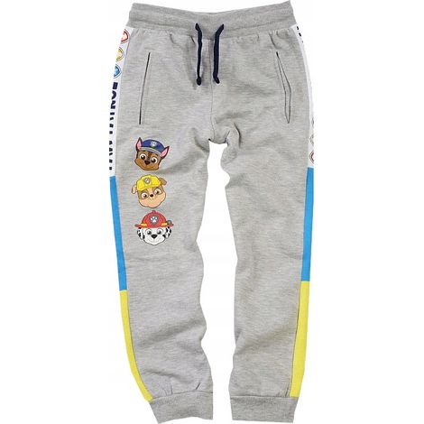 PAW PATROL Jungen-Jogginghose mit integrierten Lampen, grau, 128 D022C