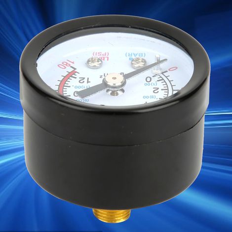 Manomètre de pression pour compresseur d'air Y40, boîtier en fonte, instrument de mesure de pression (1/5)
