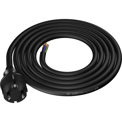 Cavo di alimentazione in gomma con spina dritta 2M 3x2.5MM2 16A IP44 H07RN-F (1/5)