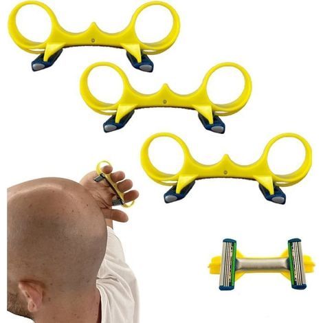 Tagliacapelli veloce per uomini calvi, rasoio per la testa per uomini calvi, rifinitore auto-tagliante per testa, barba e corpo (1/5)