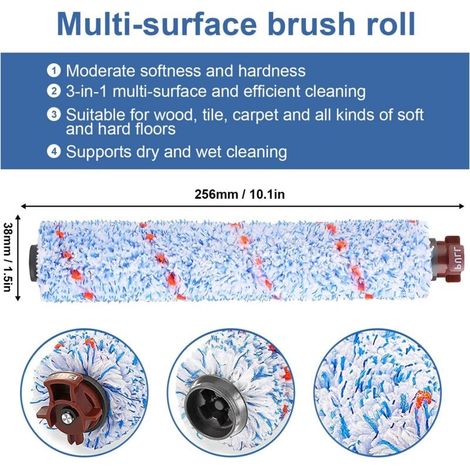 Zubehör für Bissell Crosswave 3-in-1, 1 Bürstenwalze Pet Pro + 1 Teppichbürste + 1 Bodenbürste + 1 Mehrzweckbürste + 2 Filter für Bissell Crosswave 2225, 1866, 2052, 1713 und 1785 Serie (1/5)