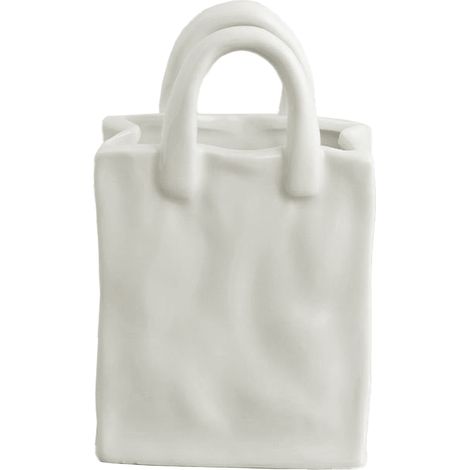 Bolsa decorativa de cerámica grande y única: elegante decoración para la mesa del comedor, la sala de estar, la oficina, el dormitorio o como decoración de mesa en bodas. (1/5)