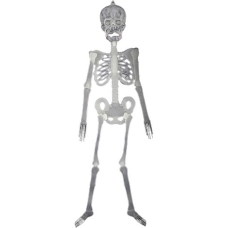 Squelette Lumineux pour Halloween - Décoration Effrayante pour Pelouse, Maison Hantée et Fête - Modèle Réaliste et Fluorescent (1/5)
