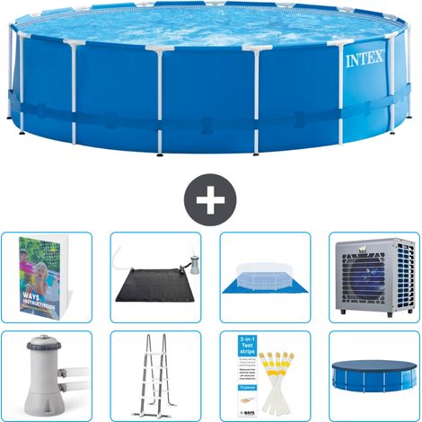 Intex Piscina con estructura Redonda - 457x122 cm - 9-piezas  S524 (1/4)