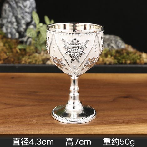 (Argent rose) Petit verre à vin, verre à vin blanc haut de gamme de 30 ml