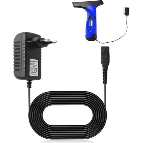 Adattatore di alimentazione adatto per Karcher WV1,WV2,WV5,WV50,WV51,WV55,WV60,WV70,WV75,Lunghezza cavo 1,2 metri,5,5 V,Accessori per lavavetri (1/5)