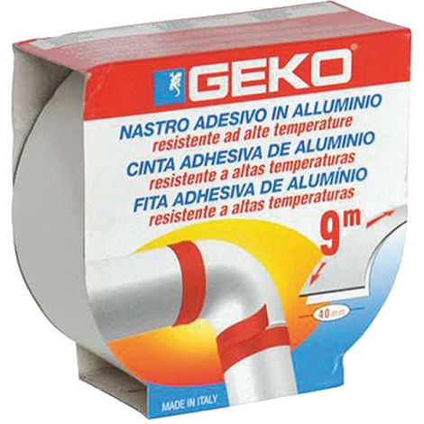 Nastro Adesivo Geko Smoke in Alluminio Col. Bianco 40 x 9 mt