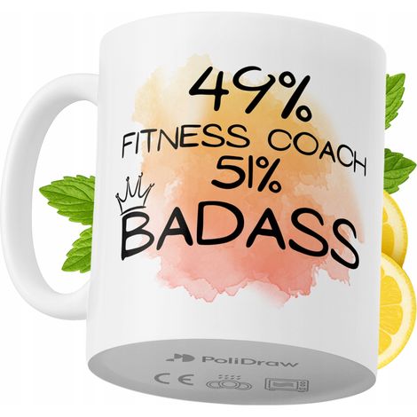 Lustige Kaffeetasse mit witzigem Textdesign für Fitnesstrainer – ideal für Geburtstage, Namenstage und Feiertage. Hochwertige Tasse für besondere Anlässe, ob im Büro oder zu Hause. Farbe: Weiß, 330 ml