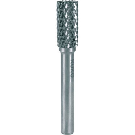 Frässtift ZYAS D.6mm Kopf-L.18mm Schaft-D.6mm HM Blank Verz.KVZ 4 m.Stirn (1/5)