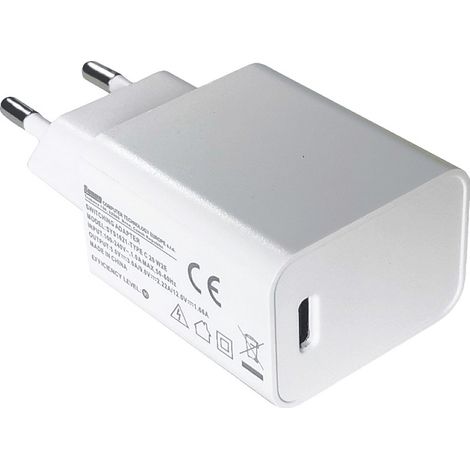 Dehner Elektronik SYS 1621-20 W2E Steckernetzteil, Festspannung 5 V/DC, 9 V/DC, 12 V/DC 3 A 20 W USB