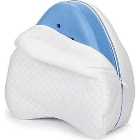 Oreiller de genou Ergo Knee – Pour dormeurs latéraux – Oreiller orthopédique pour les jambes – Mousse à mémoire de forme – Oreiller de grossesse (1/5)
