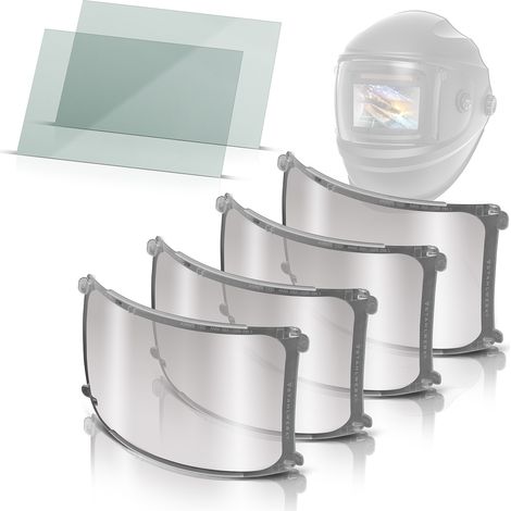 Set di 6 lenti per casco da saldatura STAHLWERK - lenti di ricambio interne ed esterne